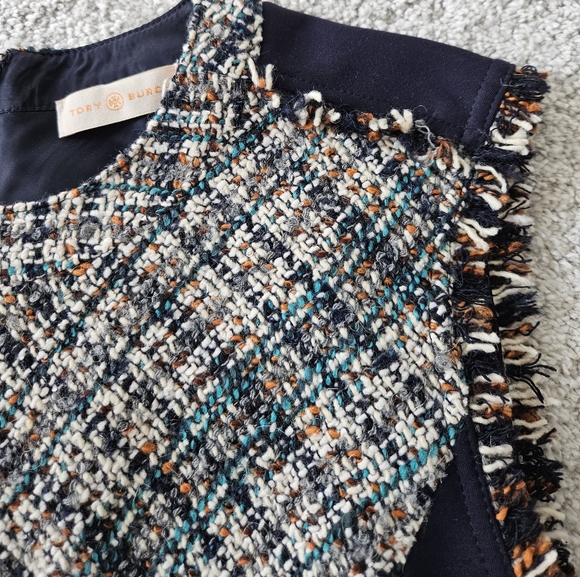 🎉HP🎉 NWT Tory Burch tweed pencil dress in Autumn - Picture 5 of 12